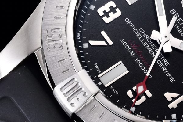 Swiss Breitling Avenger II Seawolf A1733110.BC31 Replica Men’s 45mm Watch – Black Dial & Rubber Strap