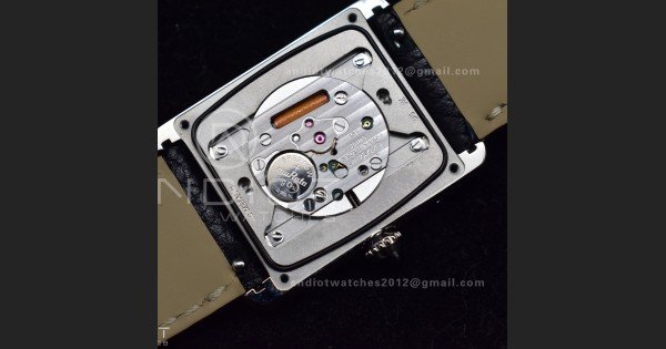 Tank Solo 27.5mm K11F SS White Dial on Black Leather Strap Ronda Quartz