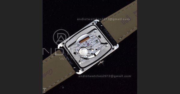 Tank Solo 27.5mm K11F SS White Dial on Black Leather Strap Ronda Quartz