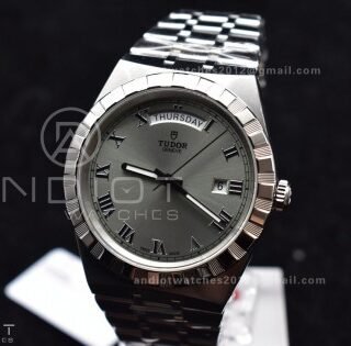 Tudor Royal V7F 1:1 Best Edition Grey Dial on SS Strap A2836