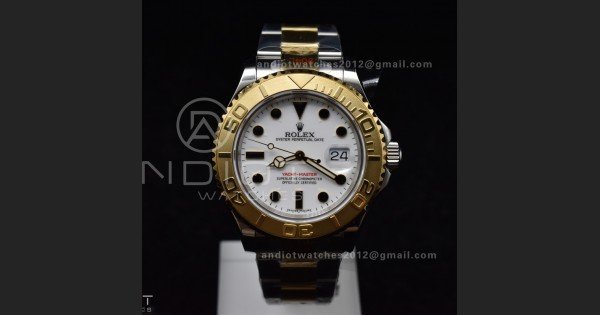 Yacht-Master 116623 YG Plated GMF Best Edition White Dial on SS/YG Bracelet SA3135