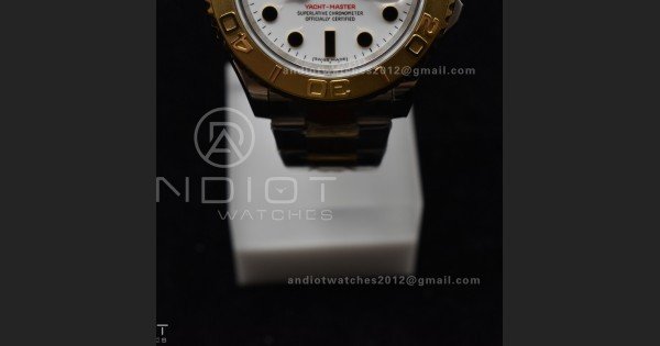Yacht-Master 116623 YG Plated GMF Best Edition White Dial on SS/YG Bracelet SA3135