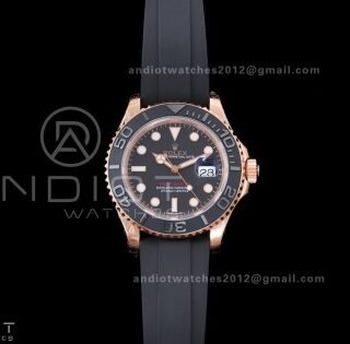 Yacht-Master 116655 VSF 1:1 Best Edition Black Ceramic Bezel on Oysterflex Rubber Strap VS3135