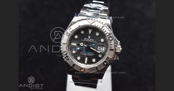 Yacht-Master 126622 Clean 1:1 Best Edition 904L Steel Gray Dial on SS Bracelet VR3235