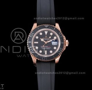 Yacht-Master 126655 VSF 1:1 Best Edition Black Ceramic Bezel on Oysterflex Rubber Strap VS3235