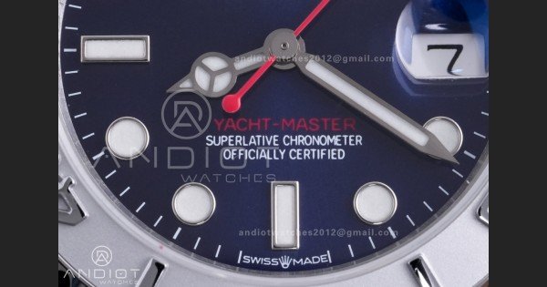 Yacht-Master 37mm 268622 CSF 1:1 Best Edition Blue Dial 904L SS Case and Bracelet SA2236