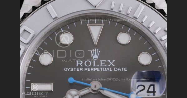 Yacht-Master 37mm 268622 CSF 1:1 Best Edition Grey Dial 904L SS Case and Bracelet SA2236