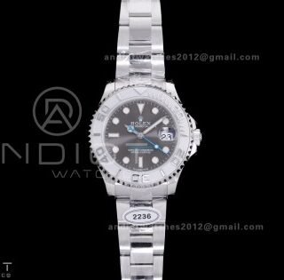Yacht-Master 37mm 268622 CSF 1:1 Best Edition Grey Dial 904L SS Case and Bracelet SA2236
