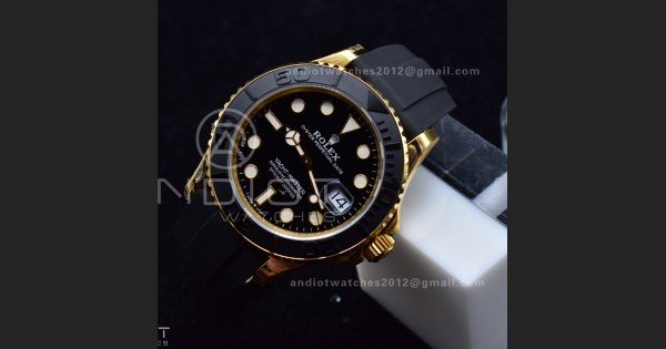 Yacht-Master 42mm 226658 VSF 1:1 Best Edition 3D Black Ceramic Bezel on Black Rubber Strap VS3235