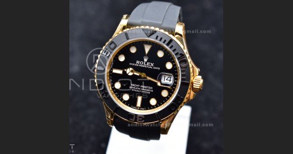 Yacht-Master 42mm 226658 VSF 1:1 Best Edition 3D Black Ceramic Bezel on Black Rubber Strap VS3235